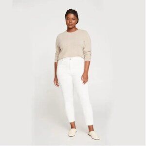 Universal Standard Jeans High Rise Skinny Denim Jean Pants White Plus Size 20